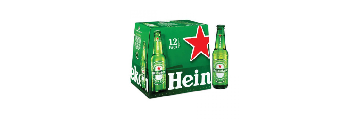Pack Bières Fraîches Heineken Corona Budweiser 6x33cl