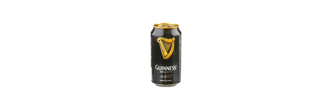 Guinness Draught Irish Stout Beer 33cl Canette