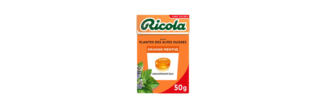 Ricola Bonbons Menthe Suisse 70g