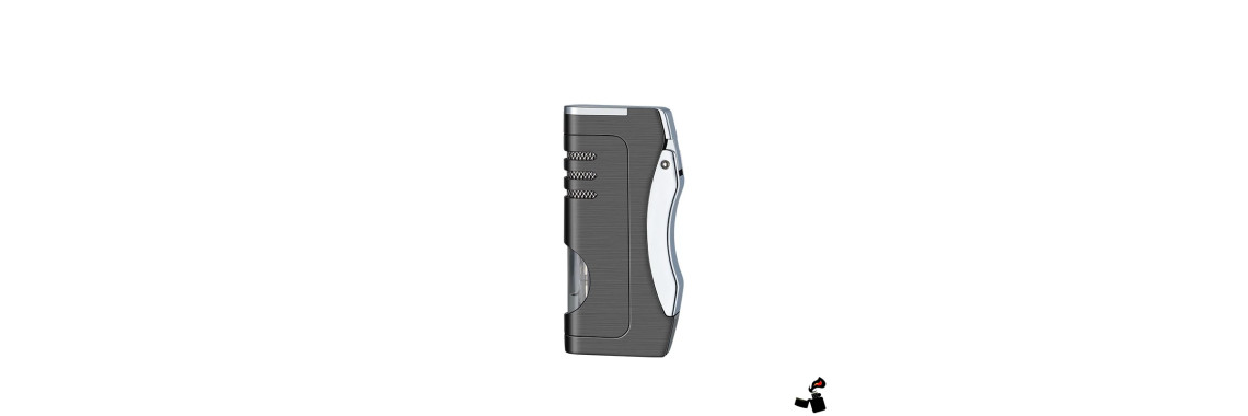 Briquet Tempête Jet Flame Turbo Métal Rechargeable