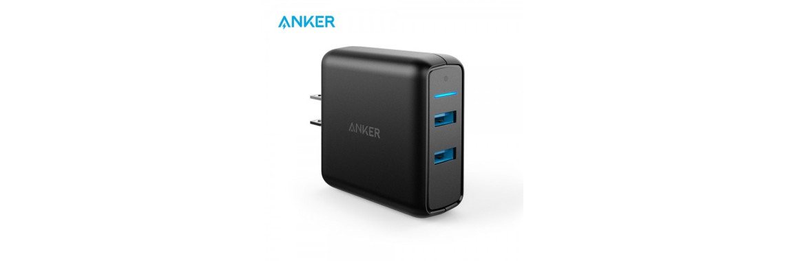 Anker PowerPort Mini Chargeur USB Double Port 12W