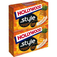 Hollywood Chewing Gum Fruits Sans Sucres 84 Dragées