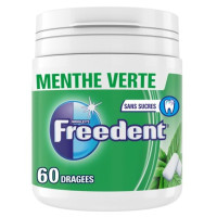 Freedent Chewing Gum Menthe Sans Sucres 84 Dragées Freedent Chewing Gum Menthe Sans Sucres 84 Dragées