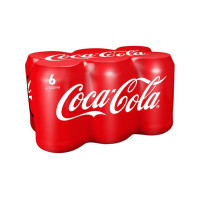 Coca-Cola Original Taste Pack 6x33cl Canettes Fraîches