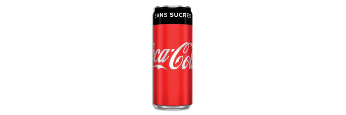 Coca-Cola Zero Sugar Canette 33cl Sans Sucre Original Taste