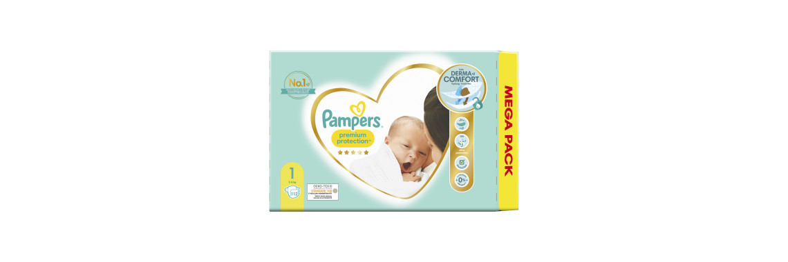 Couches Pampers Premium Protection Taille 2 4-8kg