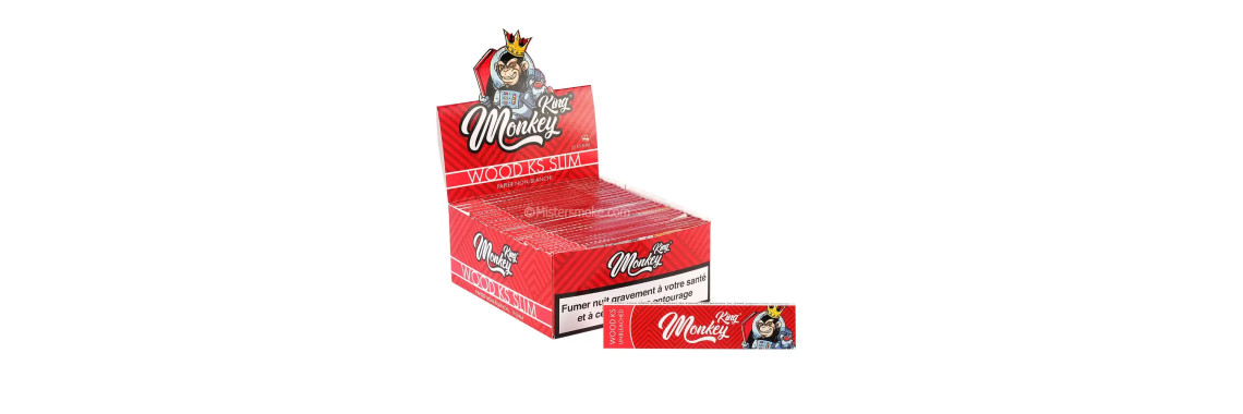 Smoking Brown Slim King Size Feuilles à Rouler Non Blanchies