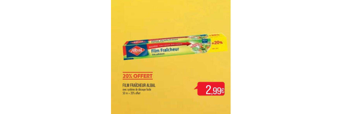 Film Alimentaire Albal Fresh 30m