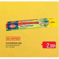Film Alimentaire Albal Fresh 30m