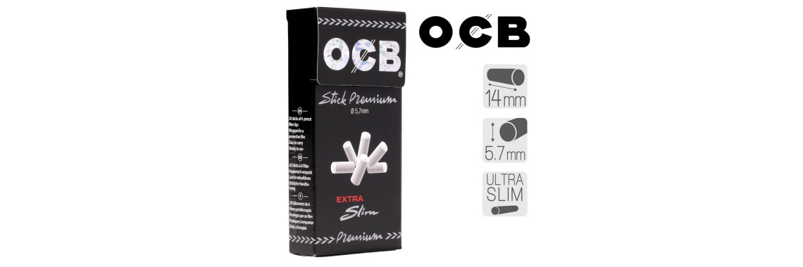 Filtres Cigarette OCB Slim Premium 120 Filtres