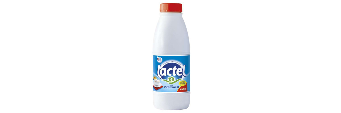 Lait UHT Entier Lactel 1L