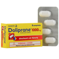 Doliprane Paracétamol 1000mg Sanofi Boîte 8 Comprimés