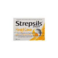 Strepsils Pastilles Gorge Miel Citron 24 Pastilles