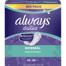 Protège Slip Always Dailies Normal Fresh 60 unités