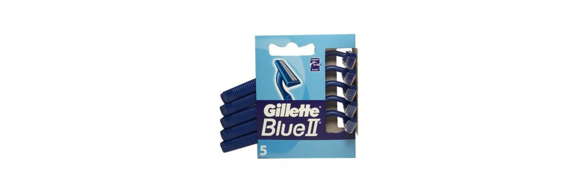 Gillette Blue II Plus Rasoir Jetable 5 Pièces