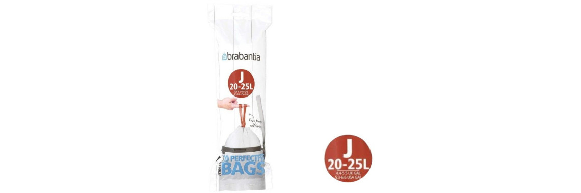 Sac Poubelle Brabantia PerfectFit 30L Rouleau 20 Sacs