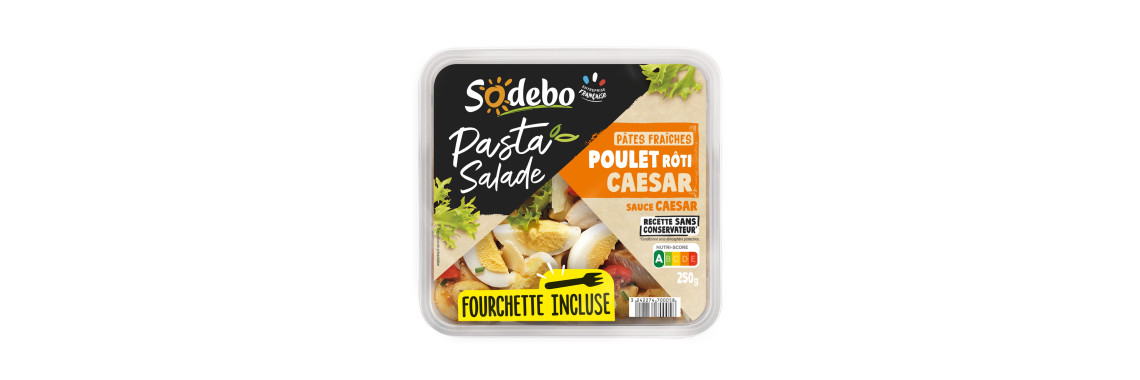 Salade Sodebo Caesar Poulet 320g