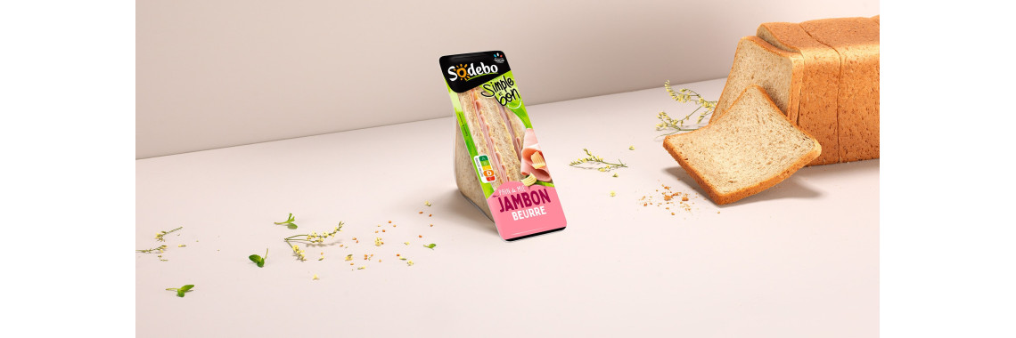 Sandwich Triangle Sodebo Jambon Fromage 220g