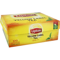 Lipton Yellow Label Thé Noir 100 Sachets