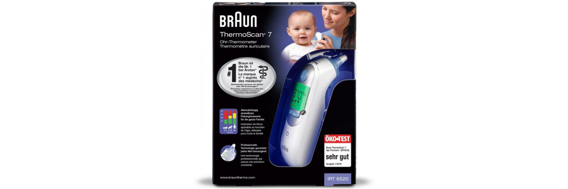 Thermomètre Digital Braun ThermoScan 7 IRT6520