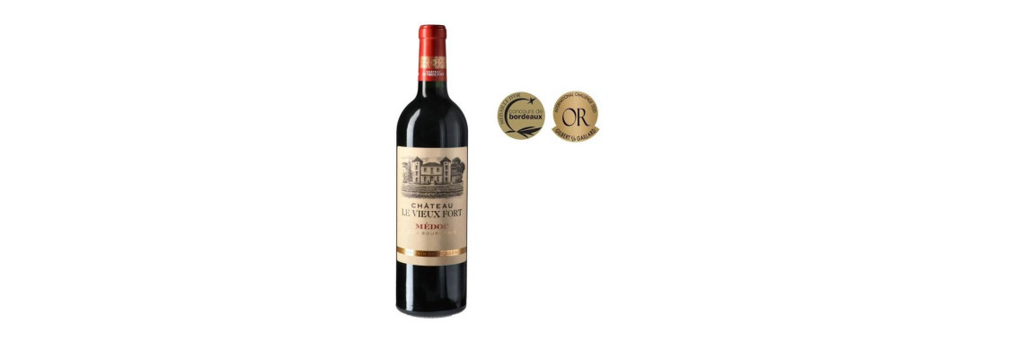 Vin Rouge Bordeaux Château Haut-Médoc Cru Bourgeois 75cl