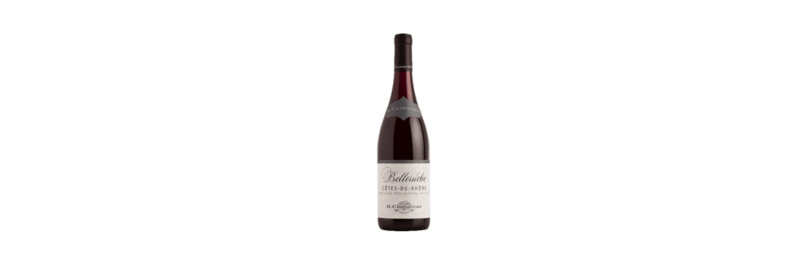 Vin Rouge Fruité M. Chapoutier Belleruche Côtes-du-Rhône 75cl