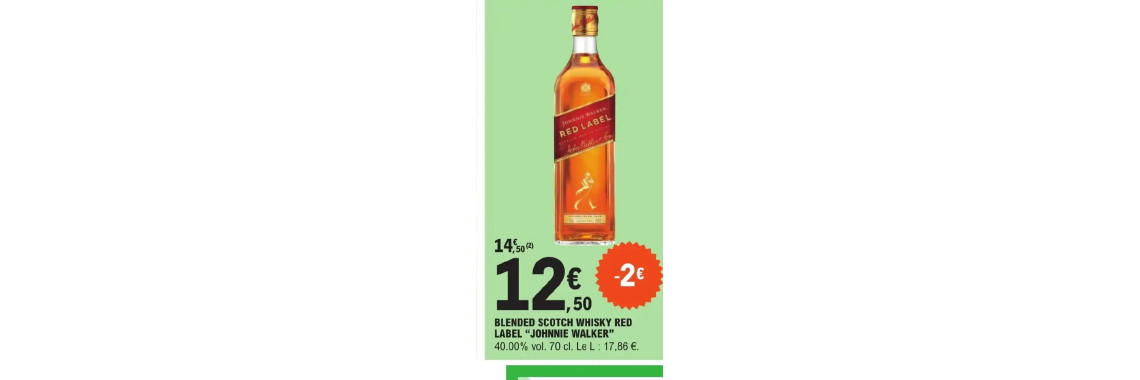 Johnnie Walker Red Label Blended Scotch Whisky 70cl