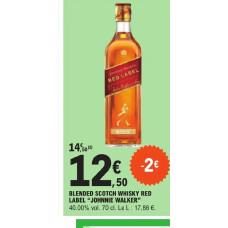 Johnnie Walker Red Label Blended Scotch Whisky 70cl